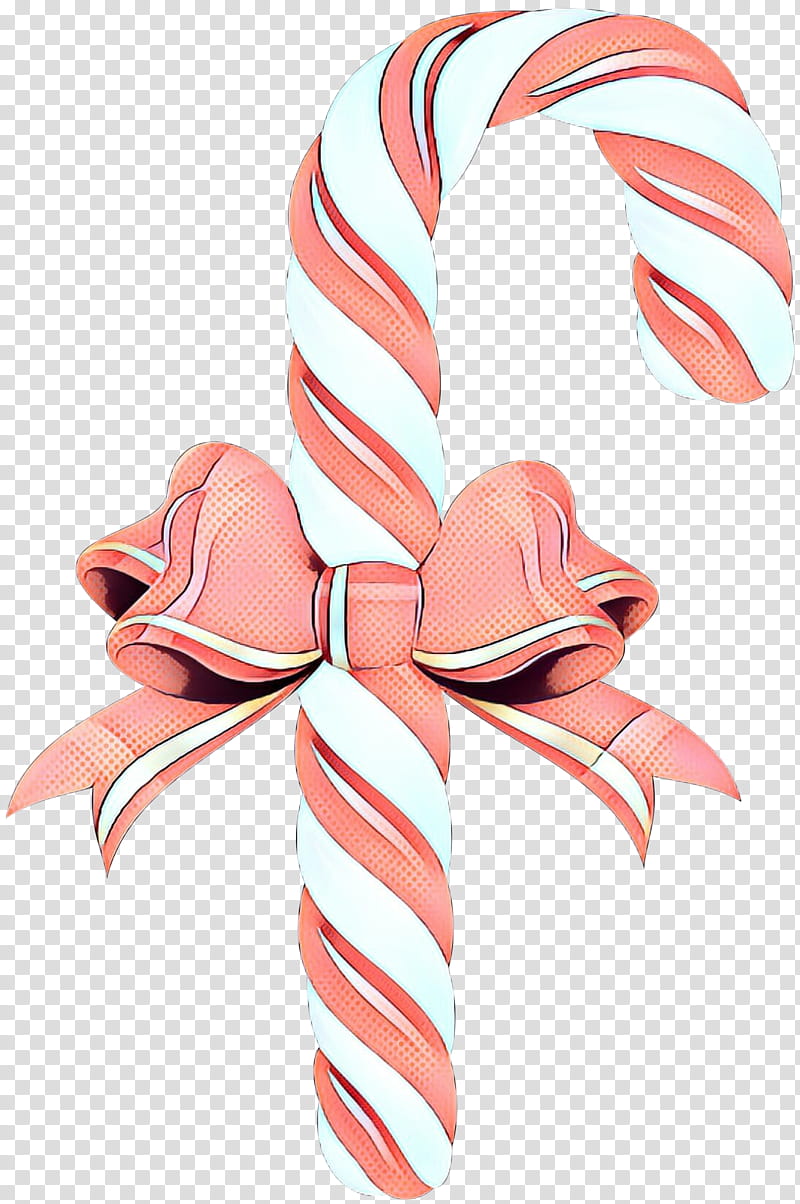 Vintage Retro Ribbon, Pop Art, Pink M, Polkagris, Stick Candy, Confectionery, Candy Cane, Christmas transparent background PNG clipart
