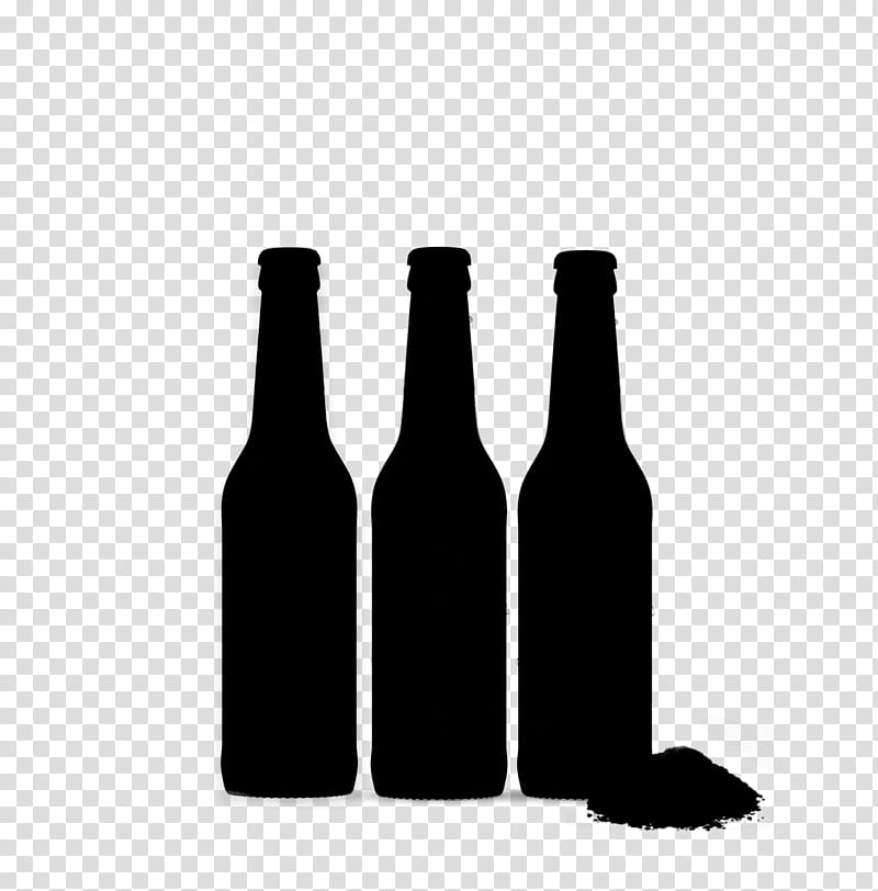 Beer, Glass Bottle, Wine, Beer Bottle, Wine Bottle, Black, Drinkware, Alcohol transparent background PNG clipart