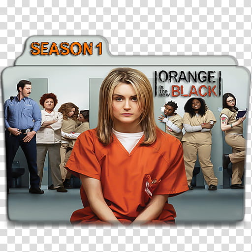 Orange Is The New Black folder icons S and S, OITNB S A transparent background PNG clipart