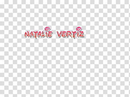 Natalie Vertiz Nombres transparent background PNG clipart
