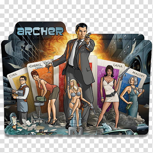 Archer Folder Icon, Season  transparent background PNG clipart
