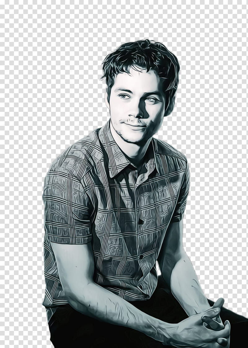 Dylan O'Brien The Maze Runner San Diego Comic-Con Isaac Lahey Stiles Stilinski, Watercolor, Paint, Wet Ink, Dylan Obrien, San Diego Comiccon, Scott Mccall, Film transparent background PNG clipart
