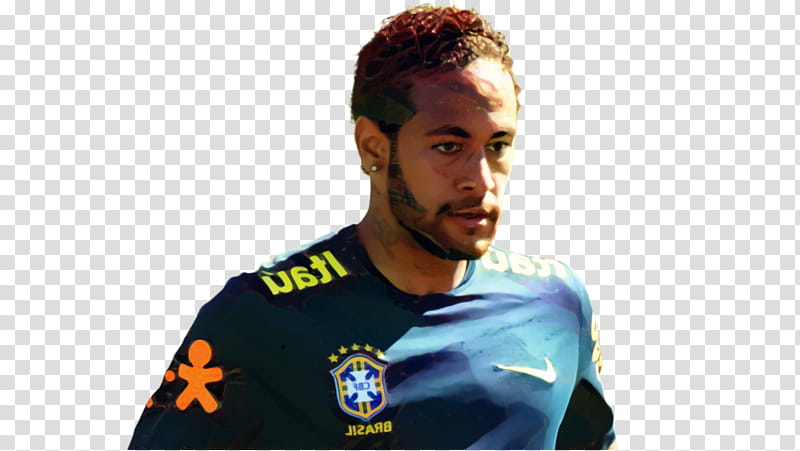 Cartoon Football, Tshirt, Sleeve, Neymar, Sportswear, Outerwear, Neck, Brazil National Under23 Football Team transparent background PNG clipart