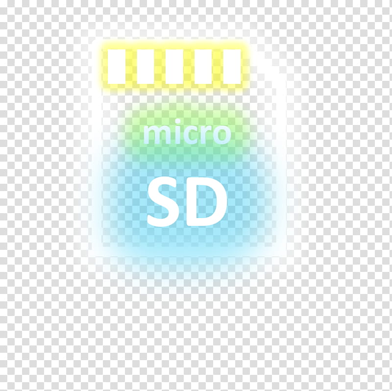 Glow In The Dark v , micro SD card illustration transparent background PNG clipart