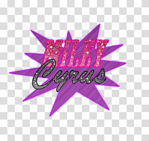 Texto Miley Cyrus transparent background PNG clipart thumbnail