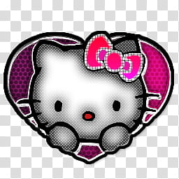 Hello Kitty Icons, Hello Kitty art transparent background PNG clipart