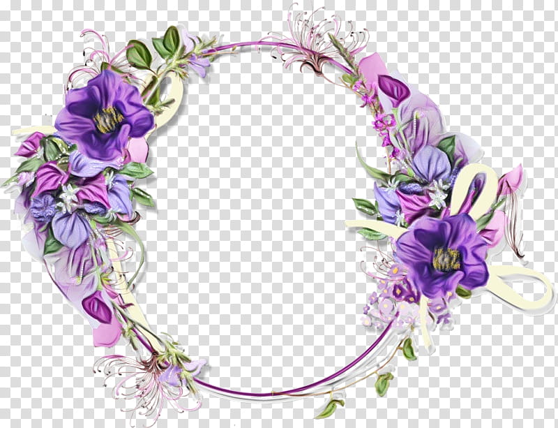 Purple Watercolor Flower, BORDERS AND FRAMES, Drawing, Floral Design, Watercolor Painting, Frames, Violet, Lilac transparent background PNG clipart