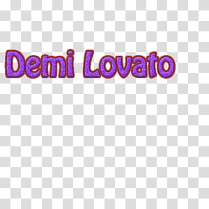 Demi Lovato Logo transparent background PNG clipart thumbnail