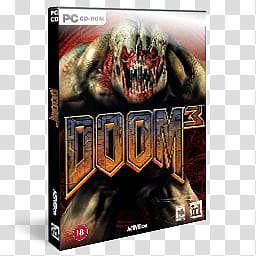DVD Game Icons v, Doom , PC DVD Doom  case transparent background PNG clipart