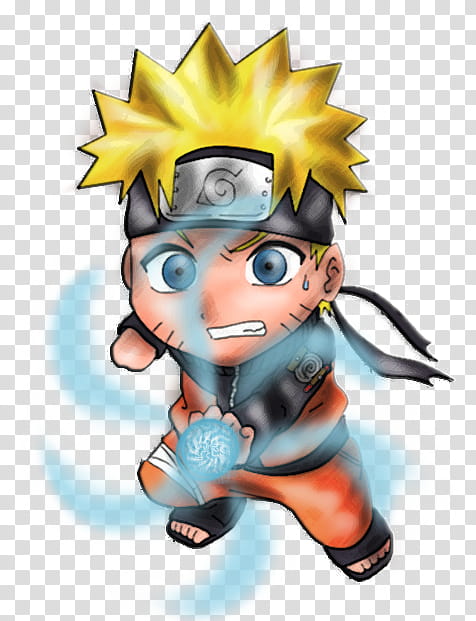 Uzumaki Naruto Rasengan, chibi, Naruto illustration transparent background PNG clipart