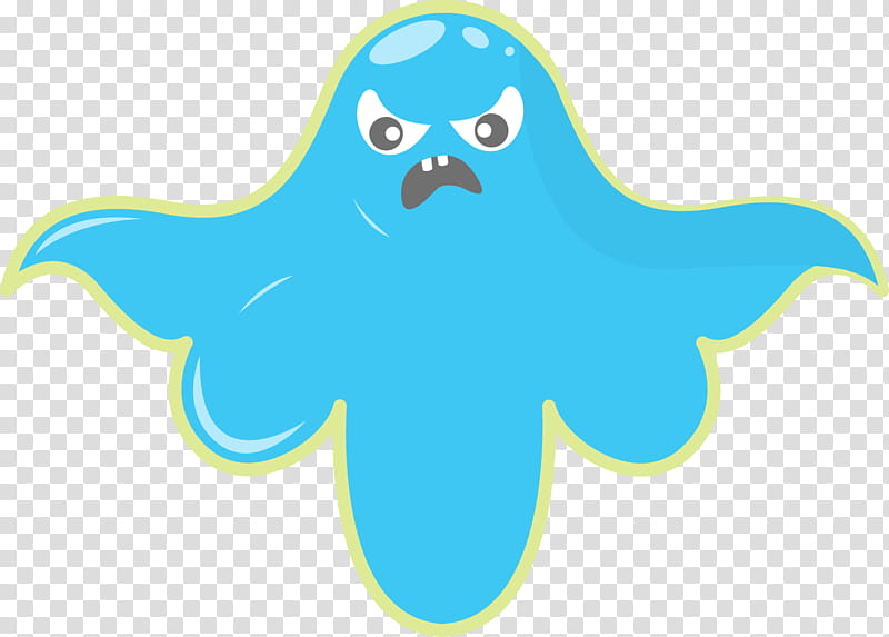 Halloween Ghost, Halloween , Festival, Color, Guardian The Lonely And Great God, Aqua, Octopus, Wing transparent background PNG clipart