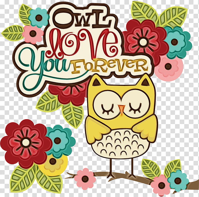 Watercolor Love, Paint, Wet Ink, Owl, Drawing, Silhouette transparent background PNG clipart