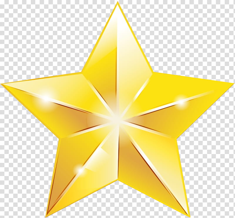 yellow star astronomical object, Watercolor, Paint, Wet Ink transparent background PNG clipart