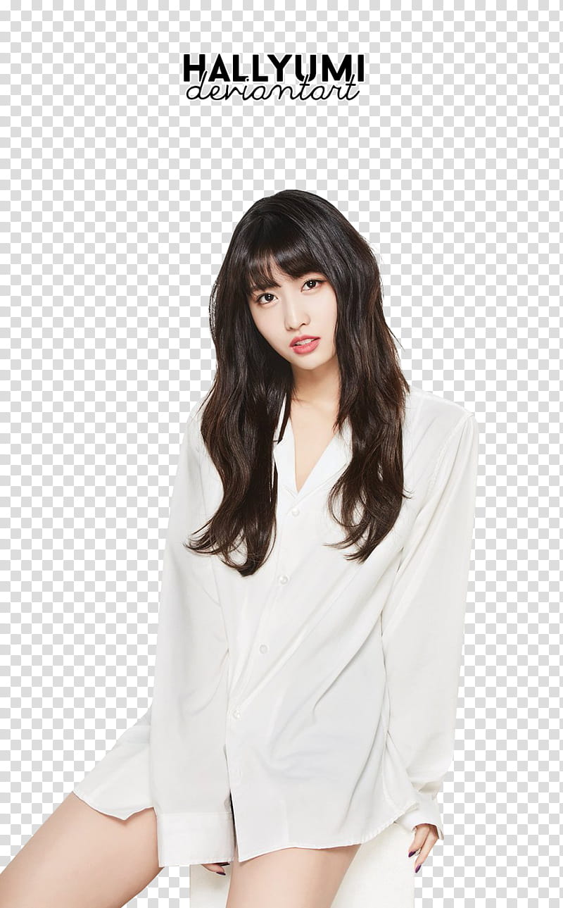 Momo, female Hallyumi member transparent background PNG clipart