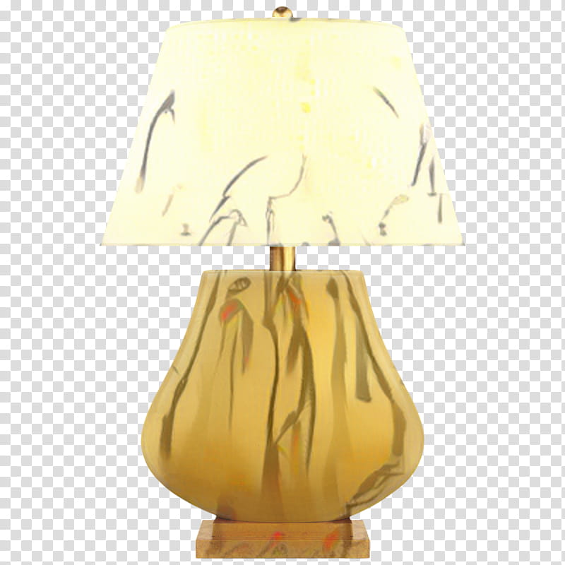 Yellow Tree, Electric Light, Table, Lamp, Lampshade, Light Fixture, Lighting, Lighting Accessory transparent background PNG clipart