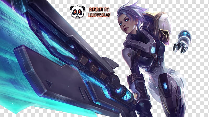 Pulsefire Riven Render, female character transparent background PNG clipart