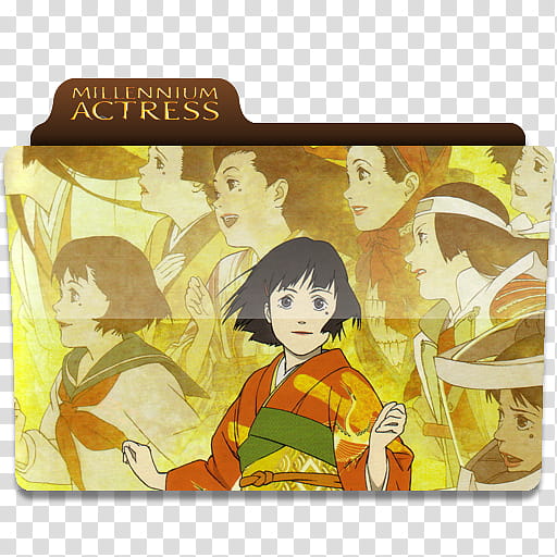 Anime Request folder icons, MillenniumActress, Millennium Actress folder icon transparent background PNG clipart