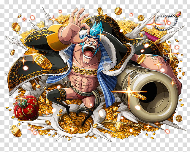 FRANKY, Onepiece character illustration transparent background PNG clipart