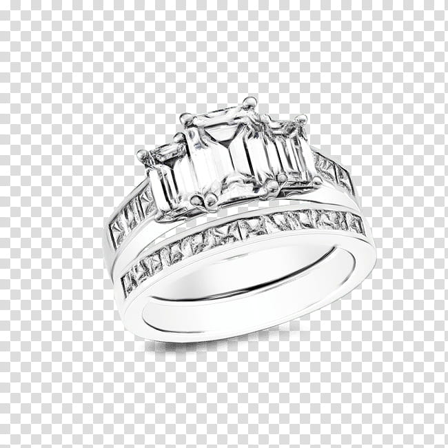 Wedding Ring Silver, Jewellery, Engagement Ring, Carat, Gold, Diamond, Brilliant, Platinum transparent background PNG clipart