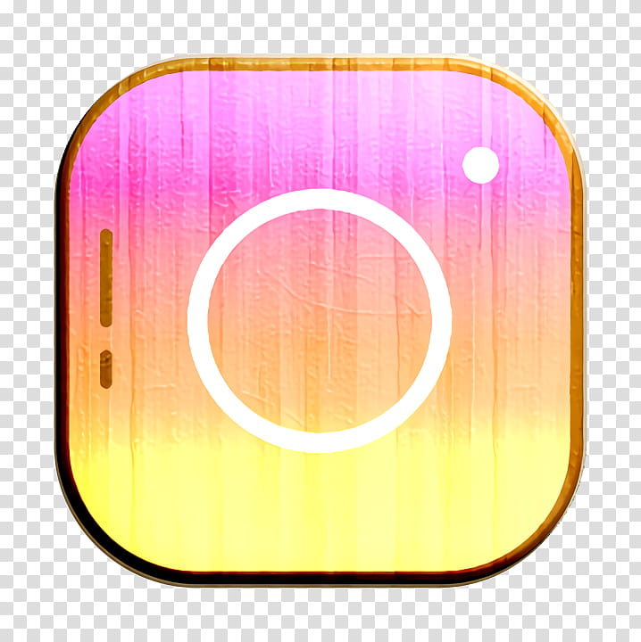 instagram icon instagram button icon instagram logo icon, Social Media Icon, Yellow, Circle, Pink, Line, Magenta, Emoticon transparent background PNG clipart