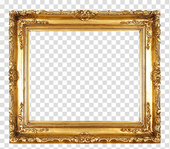 Frames, brass-colored frame transparent background PNG clipart | HiClipart