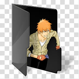 Bleach Icon Folder I Volume   , Ichigo transparent background PNG clipart