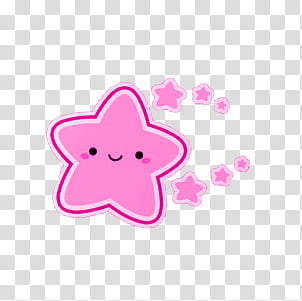 Estrella Rosado, pink star transparent background PNG clipart