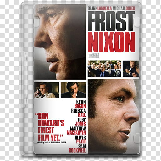 Movie Icon Mega , Frost-Nixon, Frost Nixon DVD case transparent background PNG clipart