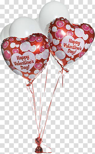 Valentine day  s, assorted balloons transparent background PNG clipart