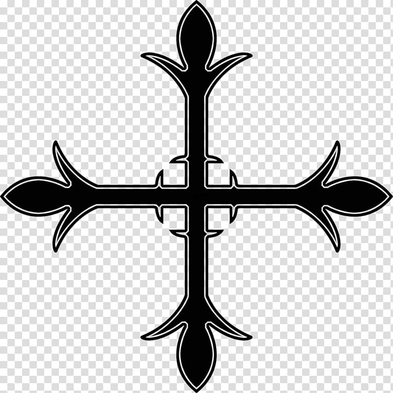 Gothic cross, black cross transparent background PNG clipart | HiClipart