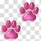 Huellas, purple animal paw illustration transparent background PNG clipart