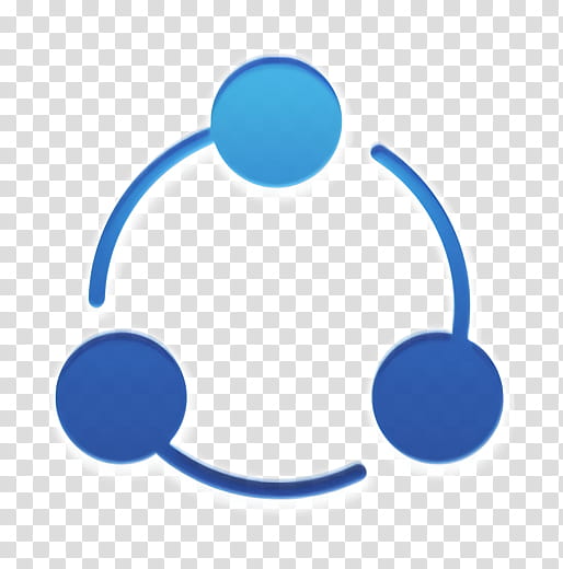 Business Set icon Connection icon Scheme icon, Blue, Circle, Electric Blue, Smile, Symbol transparent background PNG clipart
