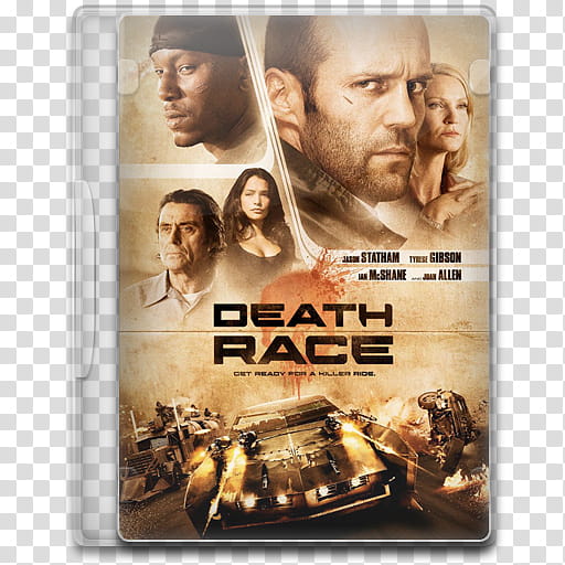 Movie Icon , Death Race, Death Race DVD case transparent background PNG clipart