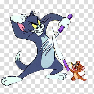tom and jerry, Tom and Jerry fighting transparent background PNG clipart