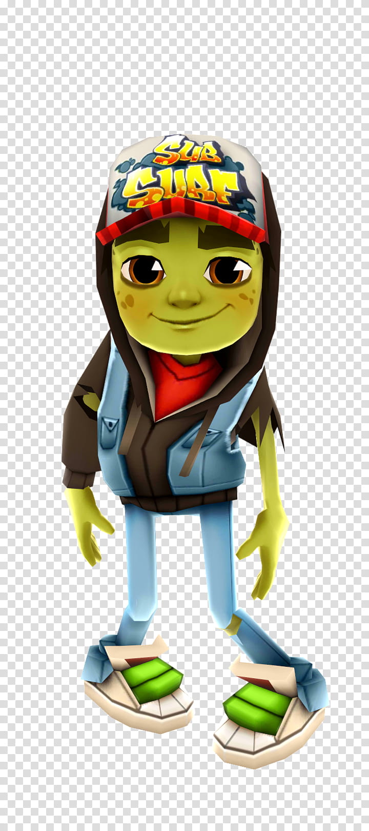 Zombie, Subway Surfers, Endless Running, Video Games, Character, Touchscreen, Graffiti, Cartoon transparent background PNG clipart