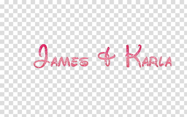 James y Karla texto transparent background PNG clipart