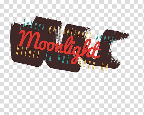 Chocco Text, Moonlight text transparent background PNG clipart