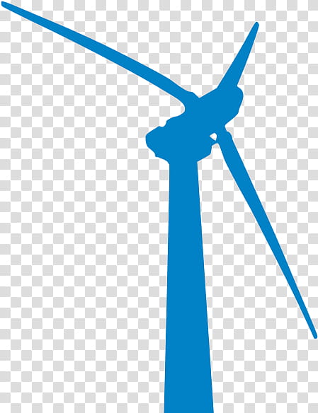wind turbine windmill blue line wind, Public Utility, Machine transparent background PNG clipart