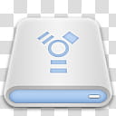 Blue Touch Icons, firewire drive transparent background PNG clipart