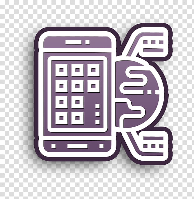 Modern icon Artificial Intelligence icon Smartphone icon, Text, Line, Technology, Logo, Square transparent background PNG clipart