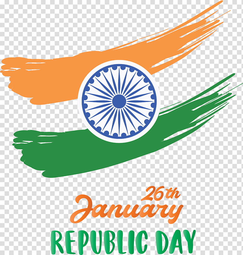Happy India Republic Day India Republic Day 26 January, Logo, Flag, Line transparent background PNG clipart