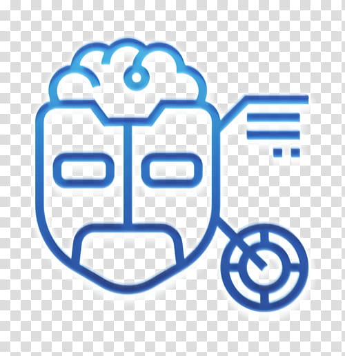 Turing icon Artificial Intelligence icon Android icon, Line, Line Art, Symbol, Logo transparent background PNG clipart