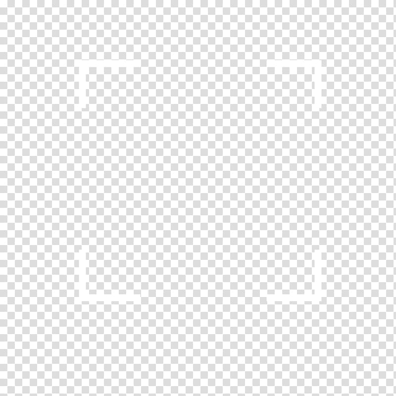 Brush, four white square edges transparent background PNG clipart