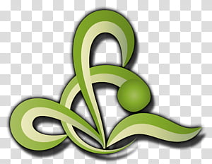 VC logo, green sticker transparent background PNG clipart thumbnail