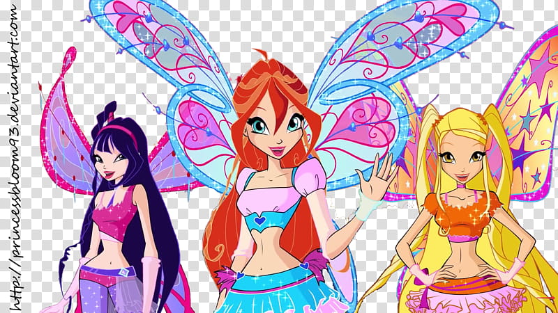 The Winx Club Bloom Stella Musa transparent background PNG clipart