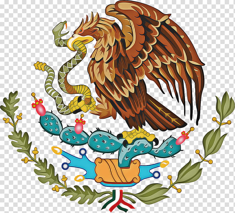 Golden, Mexico, Coat Of Arms Of Mexico, FLAG OF MEXICO, Eagle, Aztecs, Golden Eagle, Bird transparent background PNG clipart