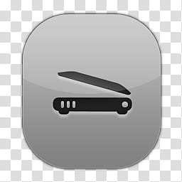 Radial Icon set, Scanner, gray case illustration transparent background PNG clipart