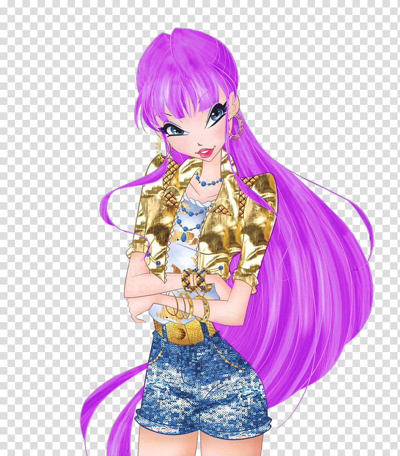 World of Winx Violet Couture transparent background PNG clipart