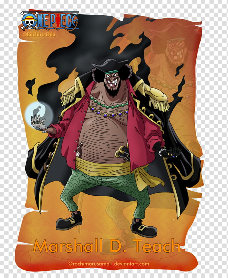Marshall D. Teach, One Piece Marshall D. Teach poster transparent background PNG clipart