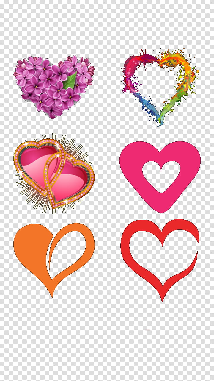 Premade Hearts transparent background PNG clipart